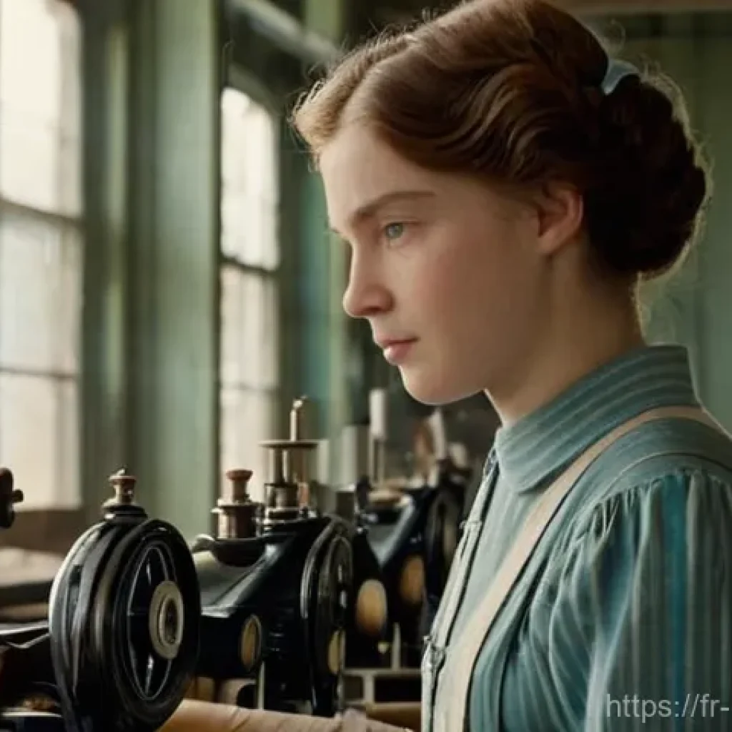 그레이스 브라운 살인 사건 - **Prompt 1: Hopeful Beginnings at the Factory**
    "A young, earnest woman, Grace Brown, in her ear...