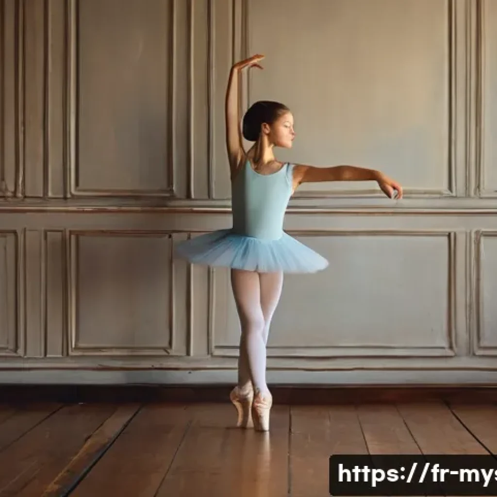 아이오와 빌리 엘리엇 사건 - **Prompt:** "A young, determined teenage girl, dressed in a modest but elegant ballet leotard and ti...