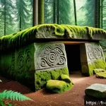 Home 19 독일 블랙포레스트 전설 - A mysterious ancient Celtic and Roman archaeological site deep in the Black Forest under dense, towe...
