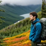 Home 23 크리스토퍼 맥켄드리스 죽음 사건 - A young man in his early twenties wearing rugged outdoor clothing and a sturdy backpack, standing at...